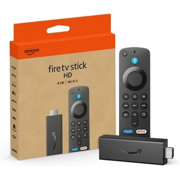 Fire TV Stick HD Alexa Remote Streaming Device Smart TV Live Free Movies TV - Picture 2 of 8